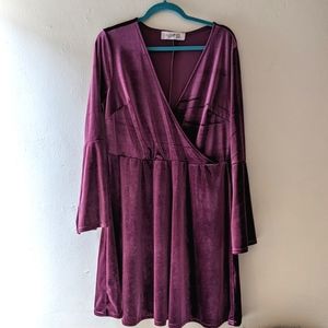ASOS velvet dress